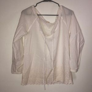 JCrew Flowy Boho Blouse